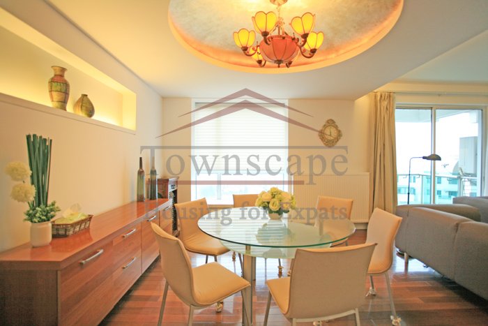 best apartment choice for expat shanghai Duplex in the top floor in Pudong Area close to Century Park