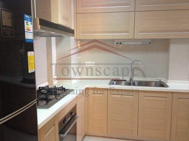 western style kitchen in shanghai New apartment with huge room/bathroom in Xintiandi