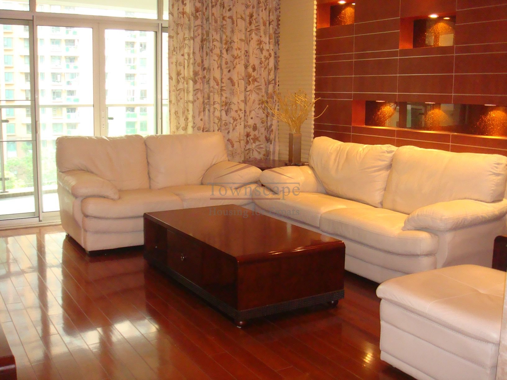 expensive furnished apartment shanghai Modern and old decor mix apartment in Nanjing Road