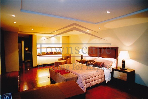 shanghai luxury apartment rantal luxury apartment 475sqm with HIFI system in prestigious The House complex