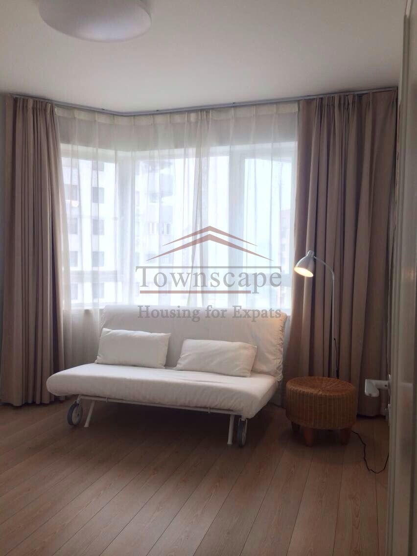 white furnished apartment shanghai High floor apartment in French Concession