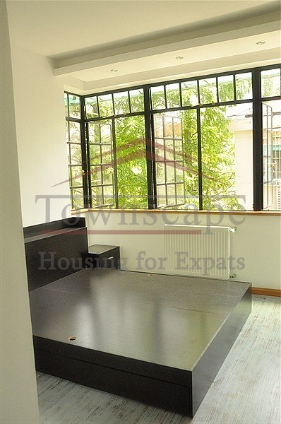 rent modern lane house shanghai Spacious lane house apartment with wall heating system French concession