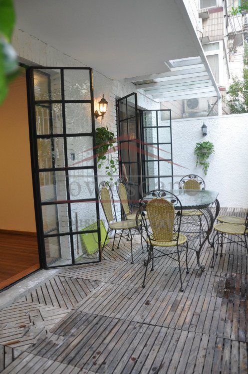rent garden apartment shanghai Comfy apartment with private garden and floor heating system french concession