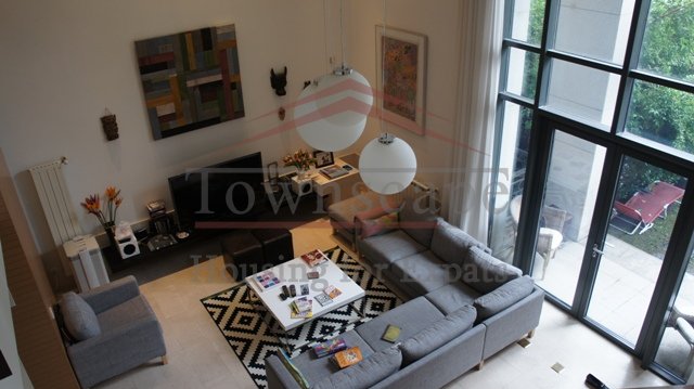 amazing duplex shanghai 5br modern duplex apartment in French Concession Area