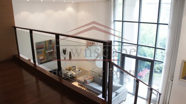 two floor apartment shanghai 5br modern duplex apartment in French Concession Area