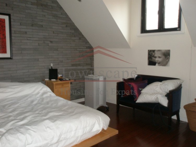 rent spacious lane house shanghai Gorgeous 6BR lane house with private terrace and garden