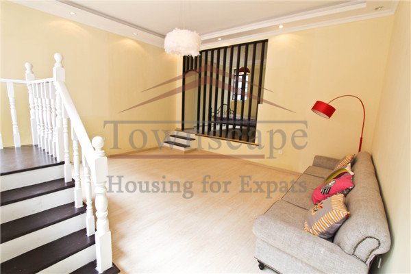rent designer house shanghai designer lane house apartment with private terrace on west Nanjing road