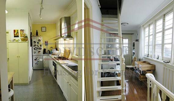 rent floor heating lane house Lane house for rent french concession with terrace and garden