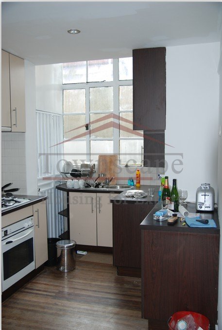 Shanghai China apartments Great central 2BR Lane House beside Shanxi rd line 1