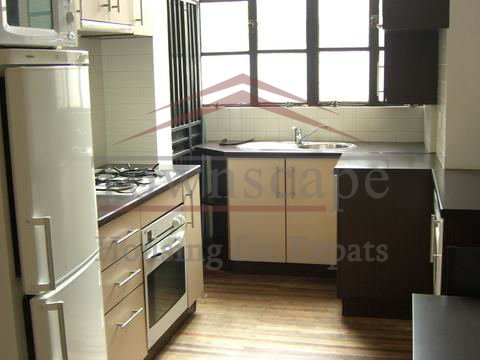 Shanghai apartments for rent Great central 2BR Lane House beside Shanxi rd line 1