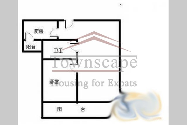 Rent Shanghai Great 2 Bed Apartment Xujiahui line 1/9/11