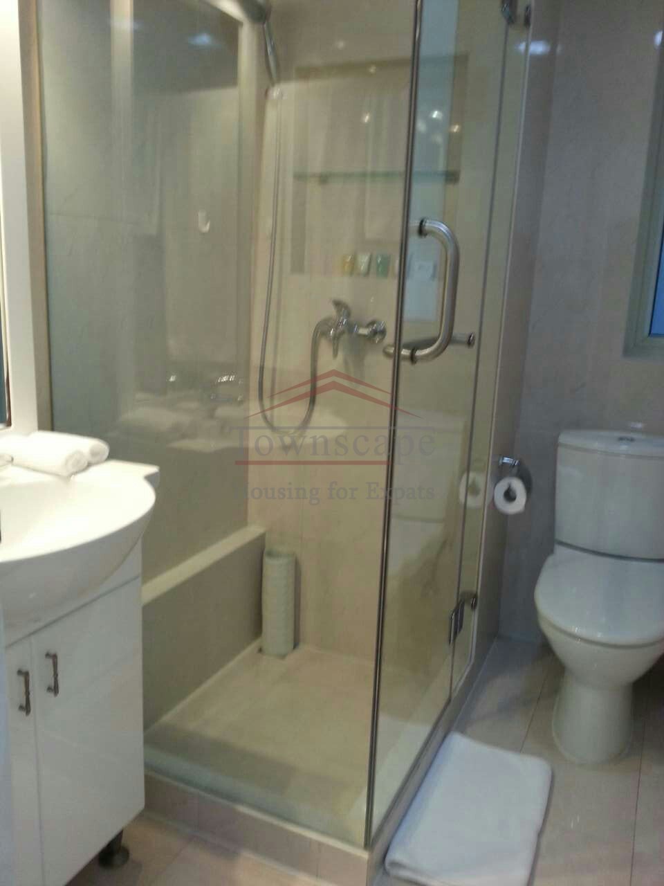 expat housing Shanghai Spotless 2 bedroom apartment at West Nanjing Road L2