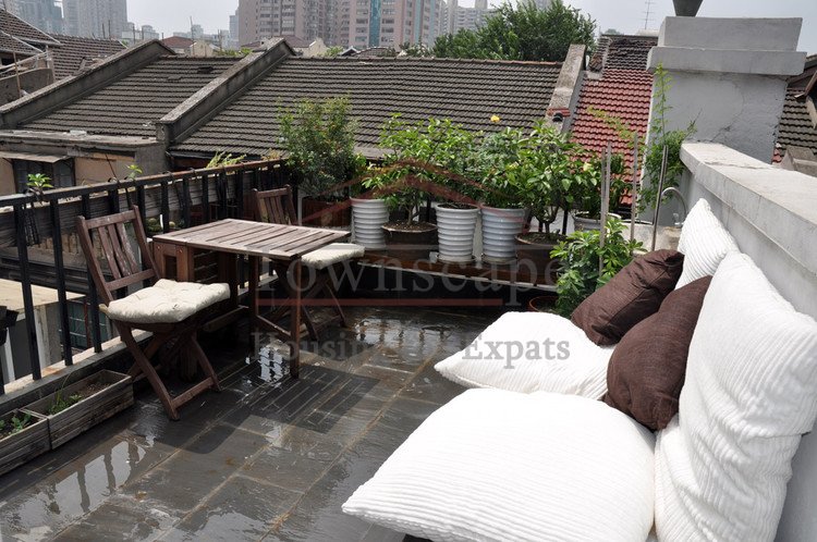 Rent apartment in Shanghai Stunning 4BR French Concession w/roof terrace L1/10 Shanxi rd