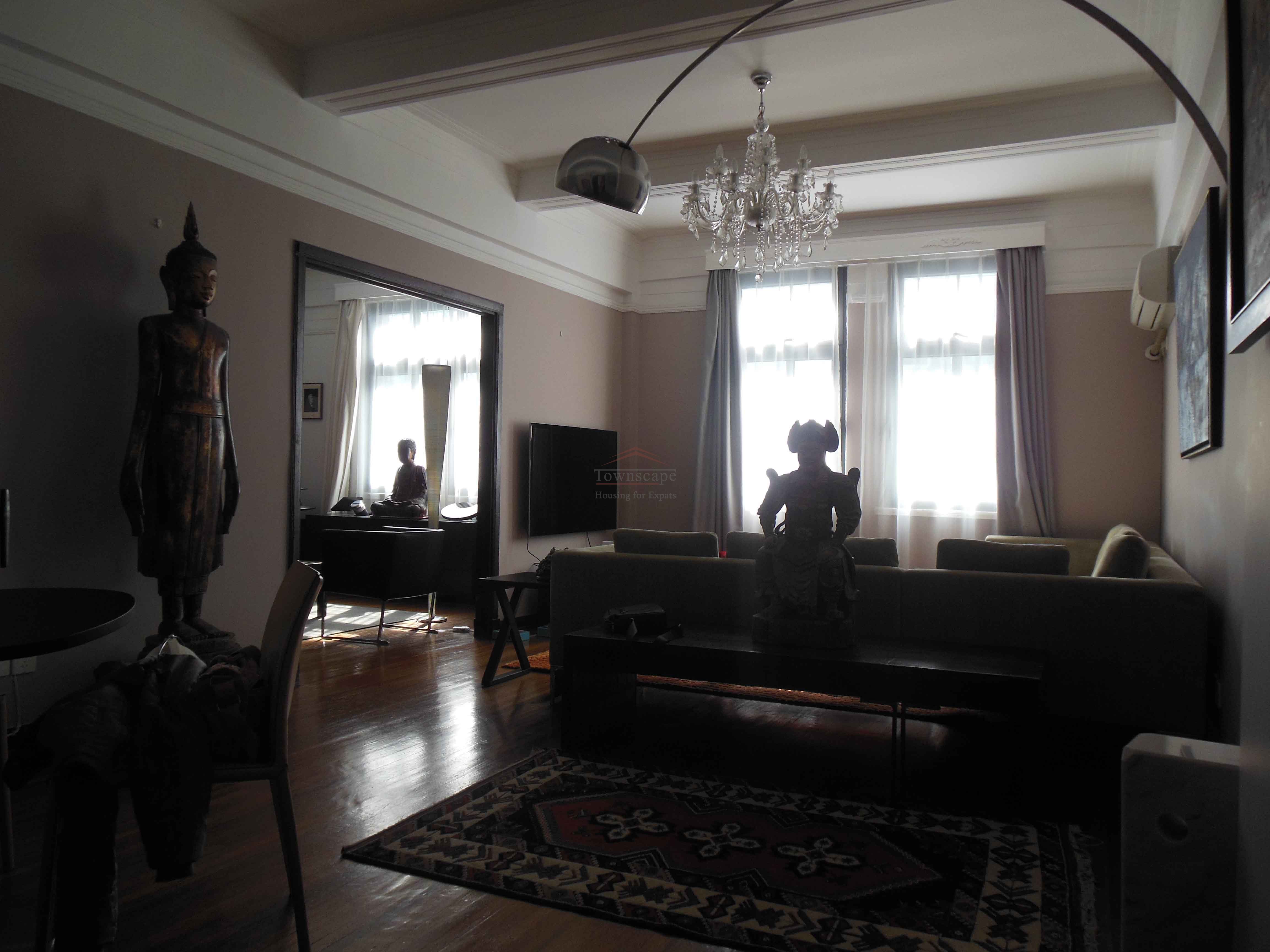 house rent shanghai 3 Bedroom Apt. West Nanjing rd. L2 w/Library