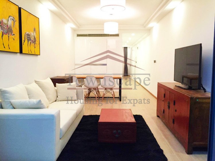 Shanghai Apartment for rent Perfect 1 BR Lane House French Concession near Shanxi Rd L1&10