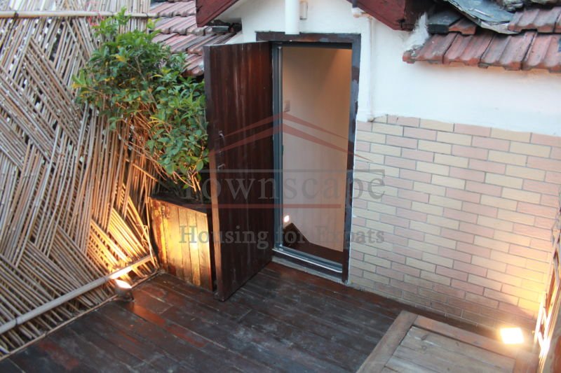 Expat Housing Shanghai Beautiful 3+1 Lane house with garden and terrace Old Town