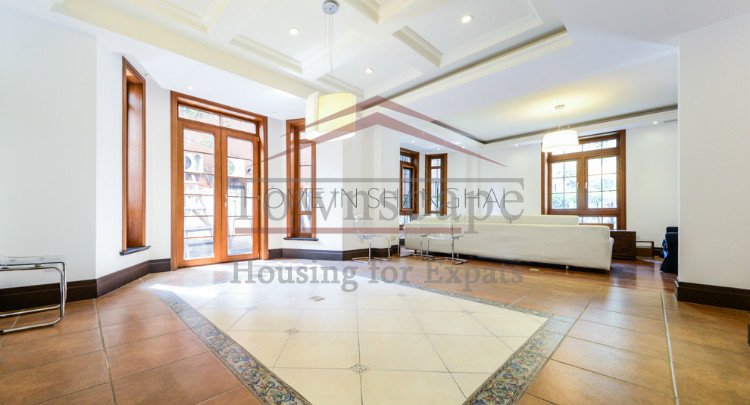 Shanghai french villa Renovated 4 BR House in French Concession with garden and roof terrace