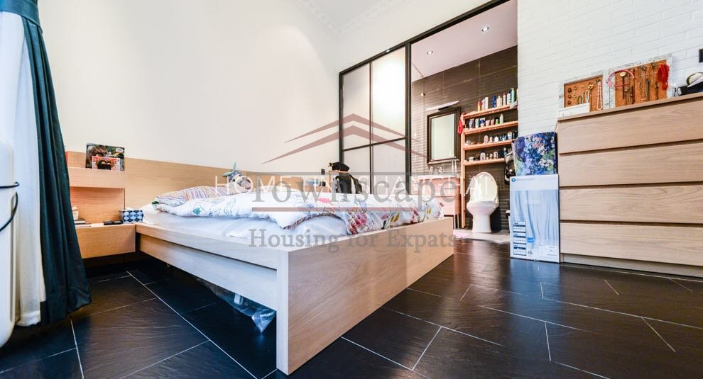 rent in Shanghai Beautiful 2 BR French Concession Lane House w/ garden and floor heating