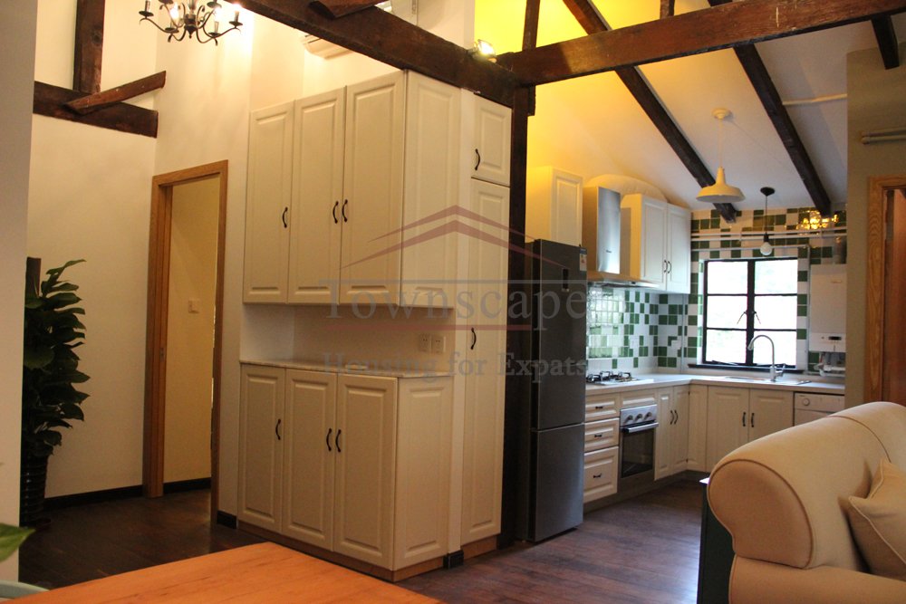 rent in Shanghai Beautiful 2 Bedroom Lane House w/terrace Shanghai French Concession