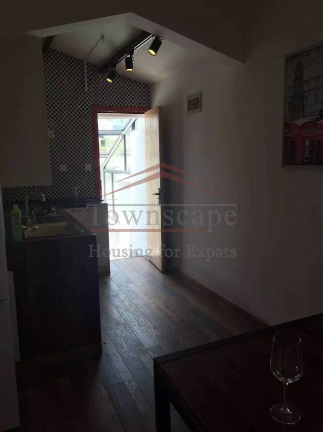 French Concession Shanghai Excellent 2 bedroom Lane House w/wall heating + terrace