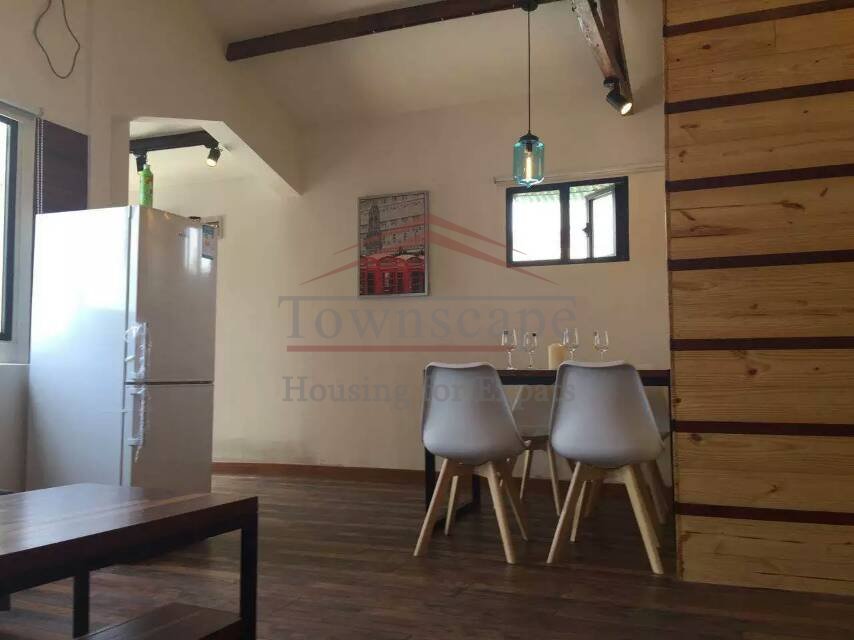 rent in Shanghai Excellent 2 bedroom Lane House w/wall heating + terrace