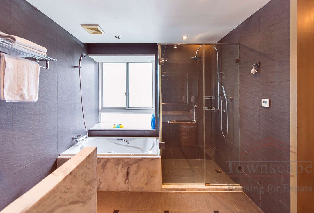 luxurious aparment in shanghai Gorgeous 3BR Apartment + balcony for rent in Nanjing West Road