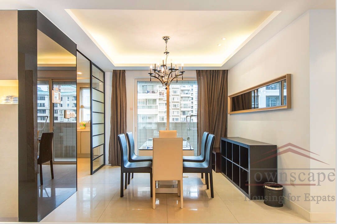 gorgeous properties in shanghai Gorgeous 3BR Apartment + balcony for rent in Nanjing West Road