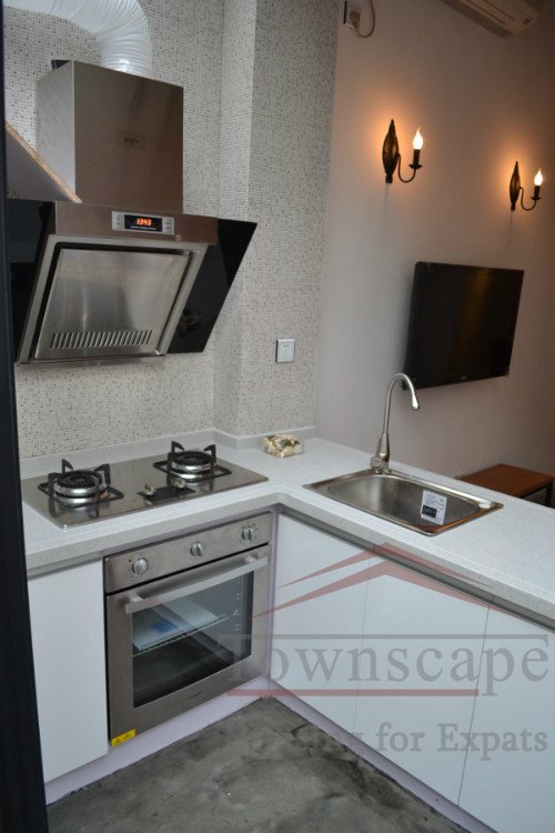 Shanghai apartment clean kitchen Style, function and location: 1br lane house with floor heating, FFC, L9