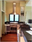 open kitchen Shanghai Spacious 1 bedroom apartment on Huaihai Road in FFC