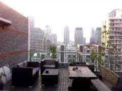 terrace shanghai Top 3 bed luxury apartment Xintiandi 80sqm terrace