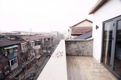 french concession balcony Sunny duplex 1-bed lane house for rent in FFC