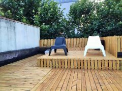 shanghai roof terrace Great 2brs Lane House for rent w/ huge roof terrace