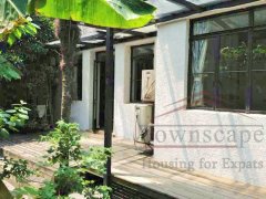 shanghai apartment for rent Tropical Flair 2 Bed Lane House w/ Big Garden in French Concession