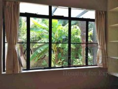 shanghai house for rent Tropical Flair 2 Bed Lane House w/ Big Garden in French Concession