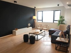high floor apartment shanghai Modern Minimalist 2 Bed Apartment for Rent in Central Residences
