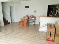 renovated apartment in Shanghai Lovely Fresh Renovation: 3BR Duplex Apartment for Rent /w balcony & 2 terraces