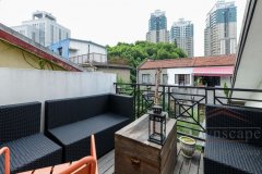 Shanghai Library 3br Sunny, high-ceiled Lane house unit w/ much outdoor space at Shanghai Library