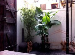shanghai house garden Perfected 4BR Lane House with small garden for rent in Jingan