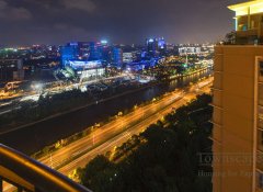 shanghai apartment terrace Big 4BR Apartment with roof terrace besides Suzhou Creek in Changning