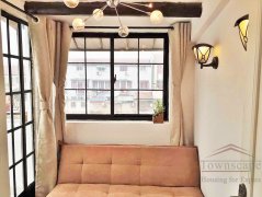 old townhouse with Shanghai Renovated 2+1 BR lane house apartment for rent on South Xiangyang Road