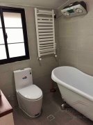 Shanghai house with bathtub in bathroom Renovated 2+1 BR lane house apartment for rent on South Xiangyang Road