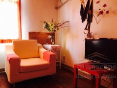 shanghai old apartment for rent Homey 1+1BR in historic house on Yongjia Road