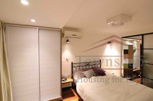 French Concession apartment Renovated 1BR Old Apartment for rent near Changshu Rd Metro (L1,L7)