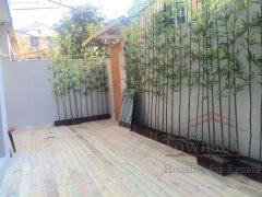  Sunny 2BR Lane House apartment for rent with 30sqm Garden nr Shanghai Library