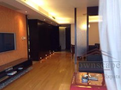Shanghai apartment for rent Neat high-floor 3BR Apartment with balcony in Central Residences for rent