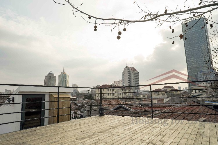  Changle Road Maisonette with roof terrace. 3BR, 150sqm Lane House for rent