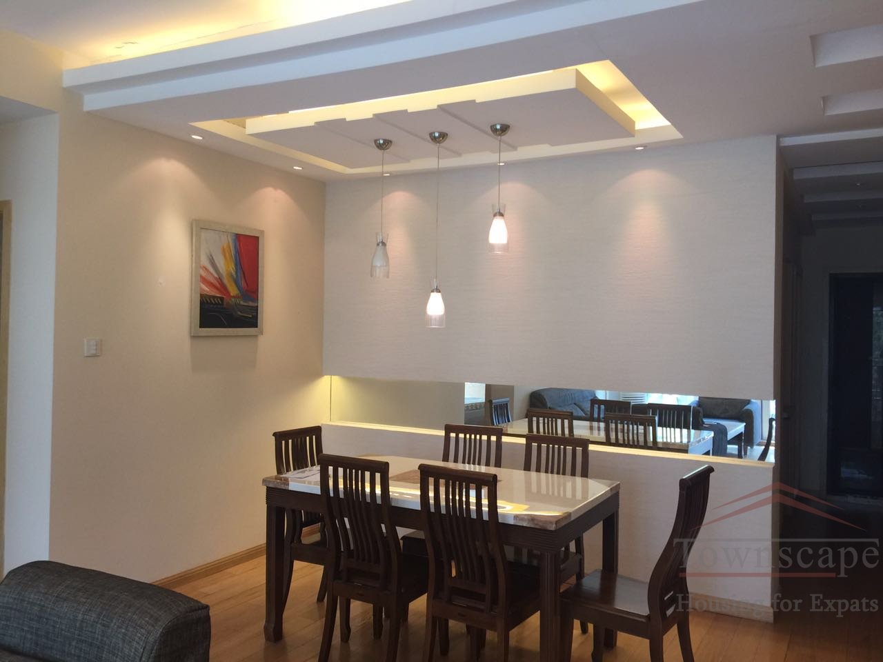  Chic, modern 2BR Apartmentt w/ balcony at Xujiahui