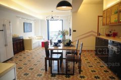  Lovely designed 3BR Apartment for rent on Wulumuqi Road nr Line 7 and 9