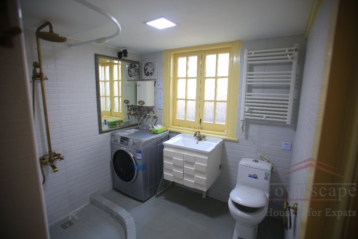shanghai apartment for rent 1+2BR Lane House Apartment for rent w/ 8sqm terrace at M Huaihai Road