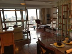 Top of City Downtown Shanghai Spacious 1BR Apartment with great view in Top of City